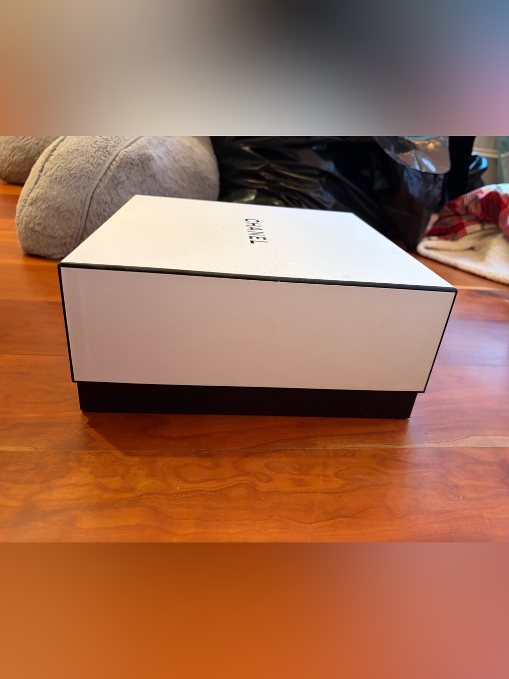 CHANEL White and Black Luxury Gift Box